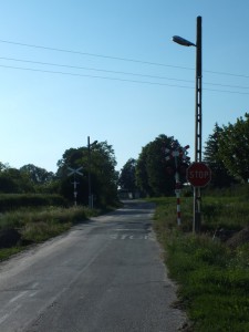 Przejazd kolejowy na drodze Zagrody-Żulin